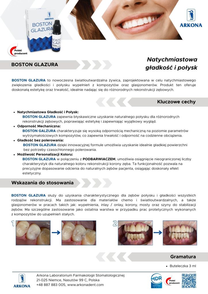 Karta produktowa - Glazura