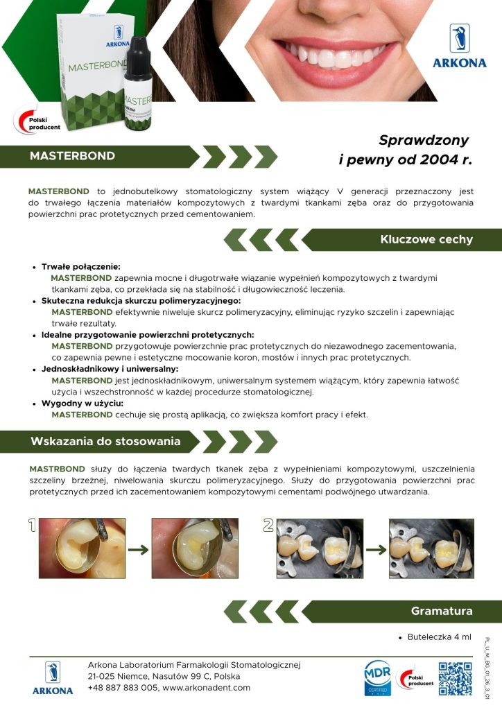 Karta produktowa - Masterbond